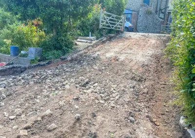 Lyme Regis New Driveway with Stonemarket Charcoal Block Pavers