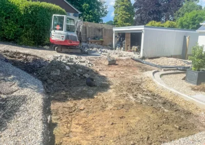 Lyme Regis New Driveway with Stonemarket Charcoal Block Pavers