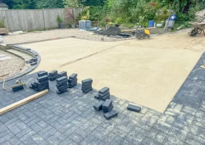 Lyme Regis New Driveway with Stonemarket Charcoal Block Pavers