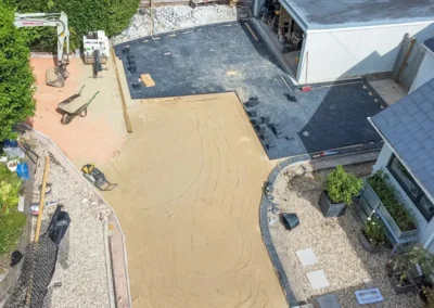Lyme Regis New Driveway with Stonemarket Charcoal Block Pavers